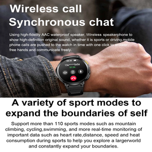 Reloj Inteligente Resistente K66 con Pantalla Grande de 1.85'', Batería de Larga Duración de 700 mAh, <span class=keywords><strong>Llamadas</strong></span> por Bluetooth, Resistente al Agua IP68, Reloj Inteligente Deportivo <span class=keywords><strong>para</strong></span> Exteriores con Linterna <span class=keywords><strong>para</strong></span> Hombre - Product Image 6