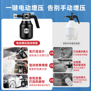 Cpai <b>Electric</b> <b>Foam</b> Sprayer 0.71kg Handheld For Cleaning Windows Floors Cars Plants Household Use - Product Image 4