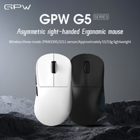 G5PRO ultra Ringan 2.4G Mouse Gaming Berkabel Nirkabel RGB 26000dpi untuk Ujian Mock Ketiga