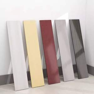 Plinthe autocollante en PVC, bande décorative murale, autocollant de ligne de taille pour <span class=keywords><strong>carrelage</strong></span>, rebord de fenêtre et bord de coin - Product Image 1