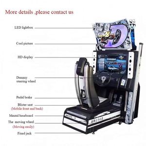 เครื่องเกมแข่งรถอาร์เคดแบบหยอดเหรียญในร่มรุ่นใหม่ 1 ผู้เล่น พร้อมจอ LCD ปรับแต่งได้ - Product Image 5