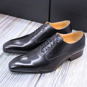 Sh11147a Top Pick zapatos de hombre color marrón formal tamaño 46 zapatos de hombre boda blanco - Product Image 3