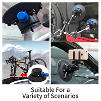Promotion : Ventouse industrielle de 4,5 po (115 mm) avec pompe à vide manuelle pour montage de caméra et base d'antenne Starlink