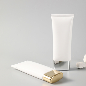 Coperchio a vite <span class=keywords><strong>del</strong></span> nastro dell'imballaggio cosmetico <span class=keywords><strong>del</strong></span> tubo molle ovale piano biodegradabile della canna di Suger per <span class=keywords><strong>l</strong></span>'imballaggio vuoto della crema di BB - Product Image 2