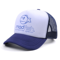 Sombreros de camionero con serigrafía para hombre y mujer, sombrero de poliéster de 5 paneles con logotipo personalizado para imprimir, gorra de béisbol de malla de espuma, sombrero estampado