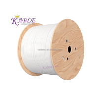 Câble Réseau UTP Cat6 CCA Haute Qualité 305m, Conducteur Solide 8 Conducteurs, Câble Ethernet LAN, Chine