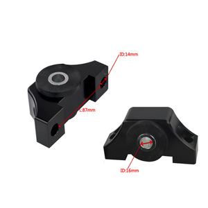 Poyracing Engine Mount <b>Bracket</b> 14mm 16mm Id For Honda Civic EK EG Black <b>Silver</b> Color Optional - Product Image 4