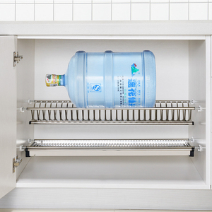 Organizador de Almacenamiento para Fregadero, <span class=keywords><strong>Escurridor</strong></span> Colgante de Vajilla y Tazas, <span class=keywords><strong>Expandible</strong></span> de Gran Capacidad para Gabinetes de Cocina - Product Image 4