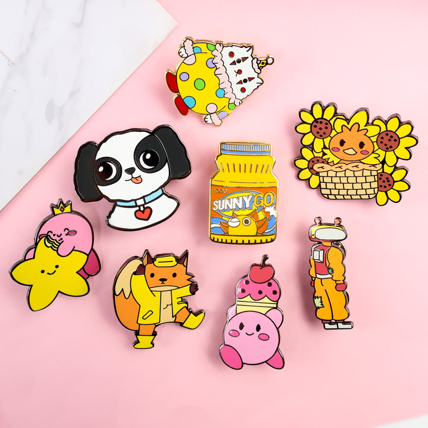 thumbnail image 2 of Flower Enamel Pin Daisy - Cute Floral Lapel Pin For Jackets & Bags Disney Pins 2 of 14