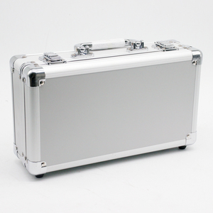 Tùy Chỉnh OEM Bạc Nhôm Cứng Mang Trường Hợp Với Nắp Có Thể Tháo Rời Và Khóa An Toàn Cho Xe Ô Tô - Product Image 2