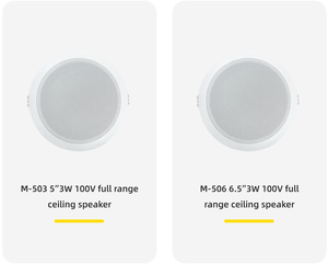 Professional 5 Inch 100V Announcement Ceiling Speaker System 6W <strong>Home</strong> <strong>Theatre</strong> Full Range Wired Audio - Product Image 4
