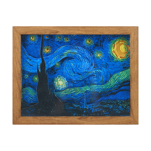 Quadri <span class=keywords><strong>di</strong></span> <span class=keywords><strong>Van</strong></span> <span class=keywords><strong>Gogh</strong></span>, Decorazione Murale, Luce Notturna 3D '<span class=keywords><strong>La</strong></span> <span class=keywords><strong>Notte</strong></span> <span class=keywords><strong>Stellata</strong></span>', Cornice con Effetto Ombra, Regalo Personalizzato - Product Image 4