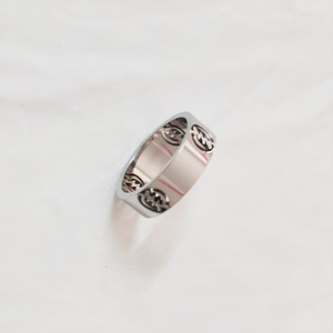 Anillo personalizado de acero inoxidable para mujer, sortija de Adinkra Gye Nyame Ghanaian, joyería gratis con símbolo africano - Product Image 2