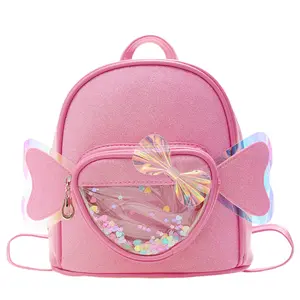 New Fashion Love Bag zaino per bambini con paillettes Casual edizione coreana borsa per accessori moda carina