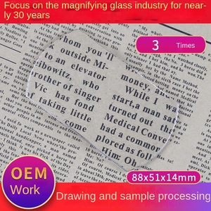 Kính lúp cầm tay CY-054D xingte siêu rõ ràng ống kính acrylic đường kính 100mm vật liệu nhựa Bảo hành 3 năm ODM tùy chỉnh - Product Image 3