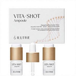 Ampolla Líquida Iluminadora Antienvejecimiento con Vitamina C Estabilizada para el Tratamiento de Manchas Oscuras, Fórmula para el Cuidado Facial para Mujeres, Suministro para 2 Semanas - Product Image 1