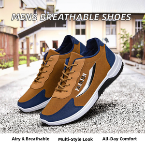 IStapromo Gifts Nouvelles Chaussures de Sport pour Hommes Automne Respirantes Décontractées Polyvalentes à Motif Lettres Confortables Tendance Simples - Product Image 2