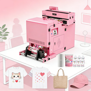 Pink Impresora De DTF Haolic A2 4720 Printer DTF & Pengering Shaker 2 Dalam 1 Printer DTF Tingkat Pemula untuk Produksi Harian yang Cepat dan Stabil - Product Image 1