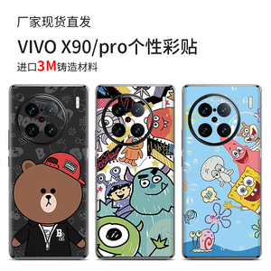 สำหรับโทรศัพท์เสี่ยวมี่ X90 สติกเกอร์ด้านหลังวัสดุ PE การออกแบบการ์ตูนฟิล์มป้องกันรูปทรงสี่เหลี่ยมผืนผ้า - Product Image 5