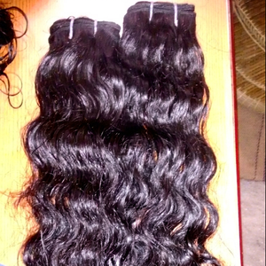 Shedding Free Indian Remy Human Hair Weaving Extension. 100% Unprocessed Best Quality <b>Machine</b> Double Weft Hair Extension - Product Image 1