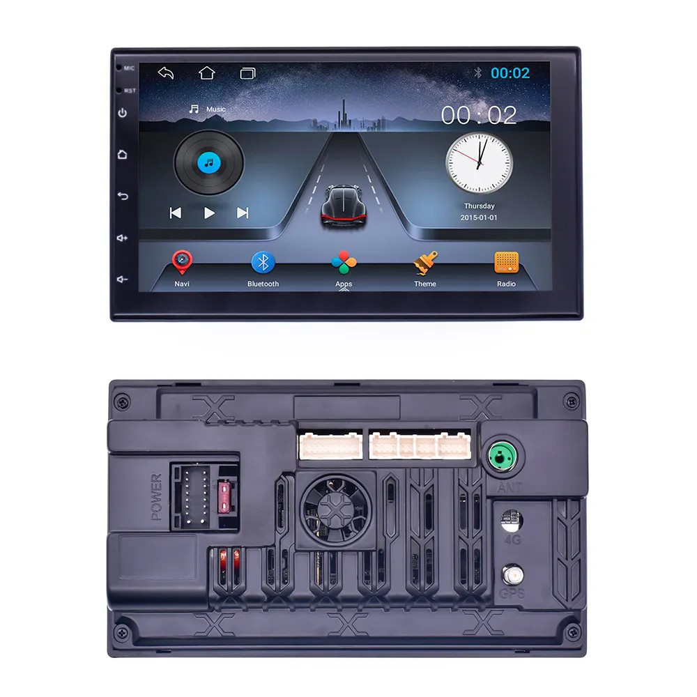 Tv écran tactile LCD universel, moniteur de voiture, électronique automobile, tv de voiture 7 pouces AndroId, autoradio, vente chaude