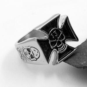 Anillos Góticos de Cruz Celta con Calavera, de Acero Inoxidable 316L, Resistentes al Agua, para Hombre, Venta al Por Mayor, Nueva Llegada - Product Image 4