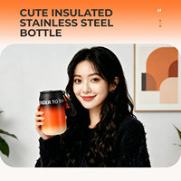 Vaso Térmico Personalizado con Degradado, 14 oz, Elegante, Ecológico, Aislado al Vacío, para Bebidas Frías, Taza de Café, Antiderrames, Portátil, de Acero Inoxidable