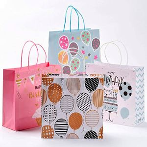Bolsa de Papel Kraft con Asa para Comida Rápida, Ecológica, Biodegradable, Hecha con Materiales Reciclados, para Promoción, Entrega a Domicilio, Restaurante, Exposición - Product Image 1