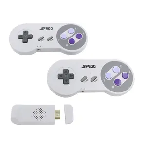 SF900 Wireless Game Console For SNES NES HDMI-compatible Game Stick Built in 1500+ Retro Game For 16 Bit