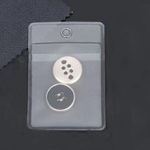 Bán Buôn Rõ Ràng Nhựa Nhỏ Túi Vinyl Tùy Chỉnh In Logo Phụ Tùng Nút Mini <span class=keywords><strong>Pouch</strong></span> Cho Áo Sơ Mi Áo Phù Hợp Với Quần Quần Áo - Product Image 4