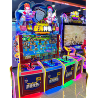 Machine de jeu d'arcade à monnayeur pour 4 joueurs, personnalisable, modèle Angry Sea Divine Arrow, pour parcs d'attractions, en promotion