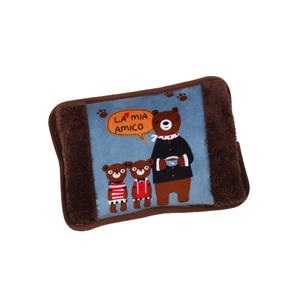 Vente en gros <span class=keywords><strong>pas</strong></span> <span class=keywords><strong>cher</strong></span> rechargeable sac à eau chaude électrique souple et <span class=keywords><strong>réutilisable</strong></span> chauffe-mains avec couvercle en flanelle 500W 26x18cm - Product Image 4