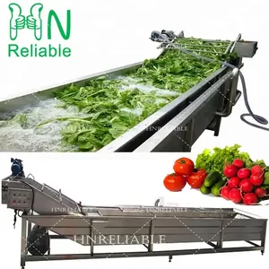 Automatic High Pressure Industrial Fruit Vegetable Bubble Washing Machine Price