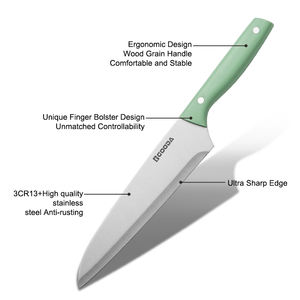Ensemble <span class=keywords><strong>d</strong></span>'outils <span class=keywords><strong>de</strong></span> <span class=keywords><strong>cuisine</strong></span> GOODA OEM ODM, 11 pièces, couteaux en acier inoxydable, <span class=keywords><strong>ustensiles</strong></span>, bloc <span class=keywords><strong>de</strong></span> rangement en plastique, durable et éco-responsable - Product Image 3