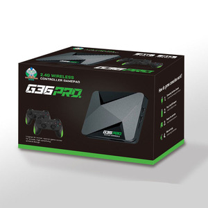 Nouvelle <span class=keywords><strong>console</strong></span> de jeu domestique G36 PRO 4K TV Box à double système <span class=keywords><strong>avec</strong></span> jeux vidéo sans fil G11pro disponibles en types de prise EU/US - Product Image 3
