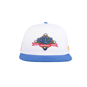 หมวกแก๊ปปักลายโลโก้จีนแบบมีรู 5 ชิ้นส่วน ทรงแข็ง ปรับขนาดได้ - Product Image 1