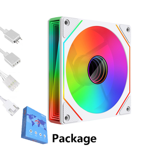 Qiuzaim lăng kính 7max ống kính đầy đủ khung gầm Quạt argb Bo mạch chủ đồng bộ PWM điều khiển nhiệt độ thông minh máy tính Quạt im lặng - Product Image 5