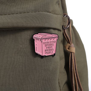 Design créatif drôle <span class=keywords><strong>rose</strong></span> dessin animé <span class=keywords><strong>Vintage</strong></span> <span class=keywords><strong>cafetière</strong></span> Fax Machine alliage broche mode vêtements sac accessoires métal artisanat - Product Image 5