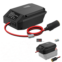 Convertisseur abaisseur de tension 18V vers 12V compatible avec la batterie Milwauke M18 18V, convertisseur DC-DC avec prise allume-cigare 12V