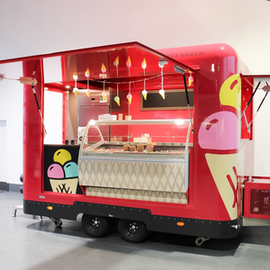 Prix de gros BBQ Food Consession Remorques pour aliments d'occasion Cuisine mobile Remorque rapide entièrement équipée Camion à vendre par le propriétaire - Product Image 4