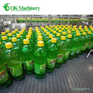 6000 Bph Pet şişe Co2 gazlı alkolsüz içecekler su dolum makinesi gazlı alkolsüz içecekler şişeleme hattı fiyatı