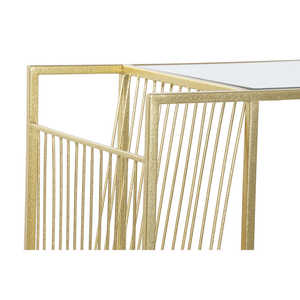 Porte-revues en métal avec miroir 48X35X71 OR - Product Image 2