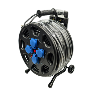 <span class=keywords><strong>Rallonge</strong></span> électrique SJTW avec gaine en caoutchouc, enrouleur de câble pour chariot, 50 m pour appareils électroménagers - Product Image 2