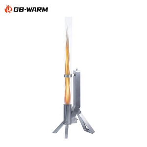 Stufa a <span class=keywords><strong>Pellet</strong></span> Senza Fumo in Acciaio Inox, Riscaldatore da Patio con Certificazione RoHS, Produzione OEM all'Ingrosso - Product Image 1