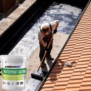 Liquid Asphalt Polyurethane Roof Waterproof Coating Flexible Liquid Membrane for <b>Large</b>-Area Leak Repair & Concrete Protection - Product Image 1