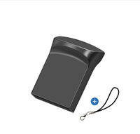 Mini Memoria USB Super Compacta de 8gb 16gb 32gb, Pendrive Metálico Impermeable con Llavero