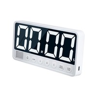 Minuteur LED grand écran avec affichage extra-large, en ABS, mouvement électronique, pour cuisine, réunions, études, fitness, gestion du temps