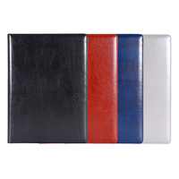 De A4 Cartera de cuero PU papelería de oficina carpeta documento cartera archivo caso organizador