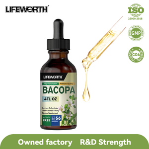 LIFEWORTH Organic <span class=keywords><strong>Bacopa</strong></span> Monnieri <span class=keywords><strong>Herbal</strong></span> <span class=keywords><strong>Extract</strong></span> Supplement Oral Liquid Cognitive Health Support for Adults - Product Image 2