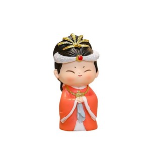 Resin Doll Ancient Style Maid Figurine Desktop Decoration Souvenir Gift - Product Image 5
